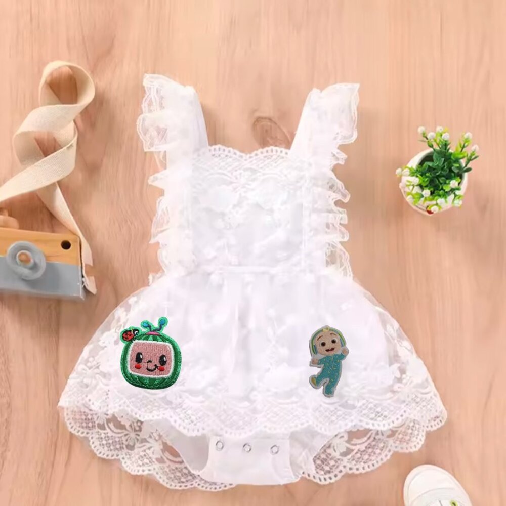 Cocomelon Dress First Birthday Romper JJ Clothes Coco Melon outfit Jumpsuit